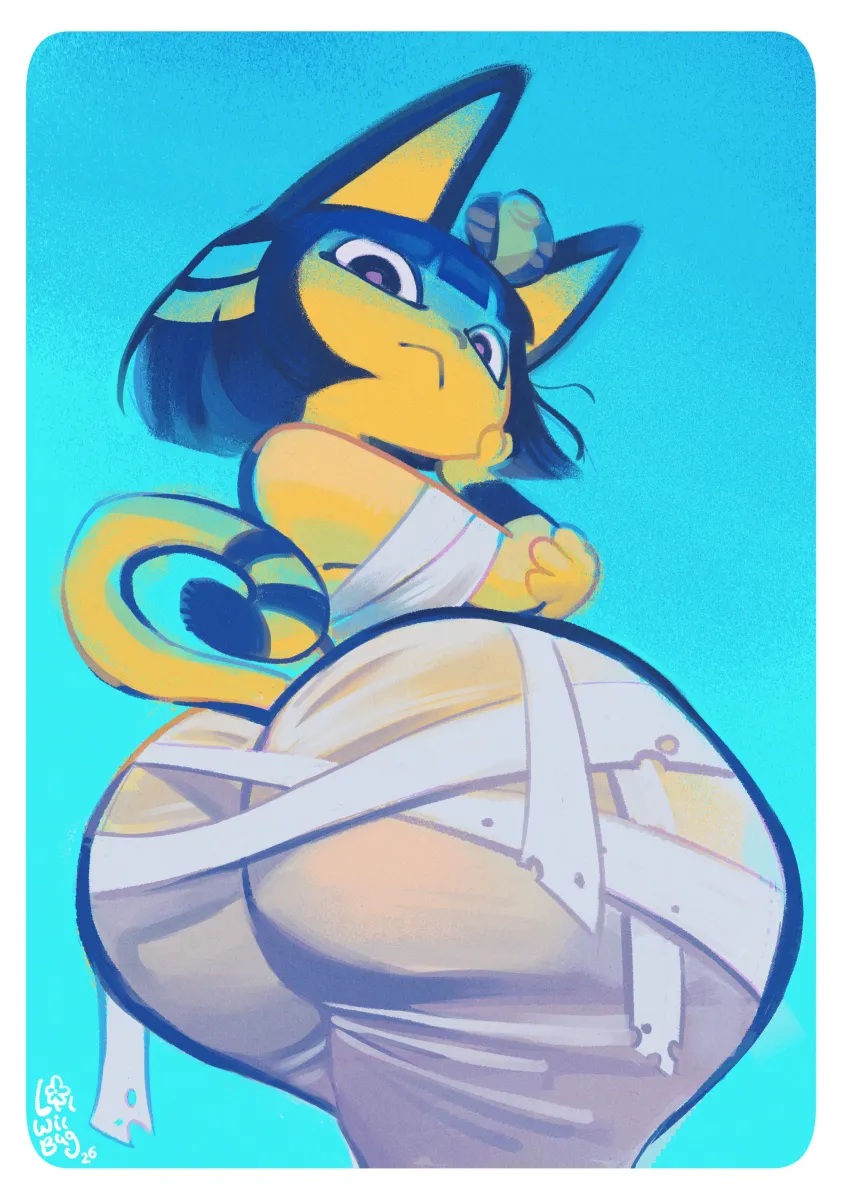 Ankha (Animal Crossing) by Lilwilbug