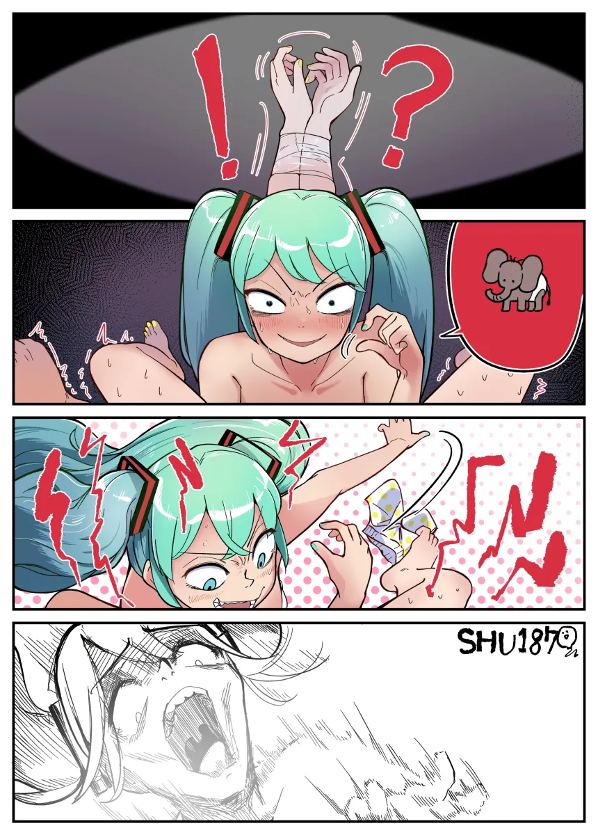 Hatsune Miku, Kagamine Len by Shu187