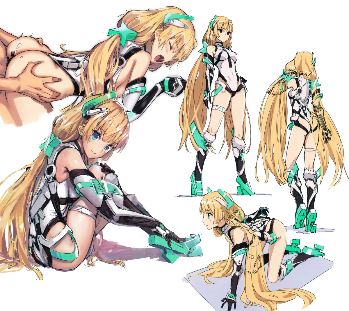 Angela Balzac by Kawakami Rokkaku