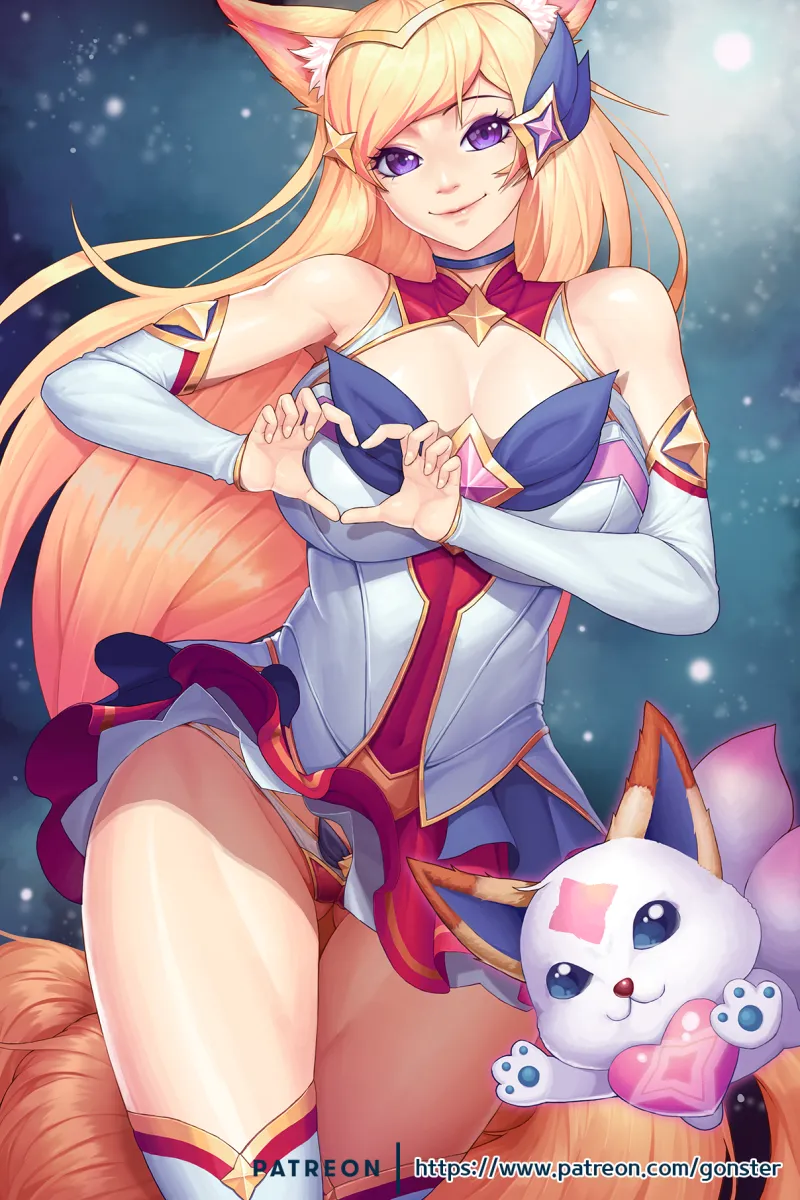Ahri (League), Star Guardian Ahri by Gonster