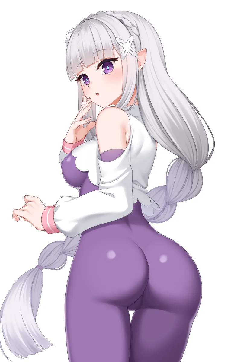Emilia (Re:zero) by Kurisu-Kun