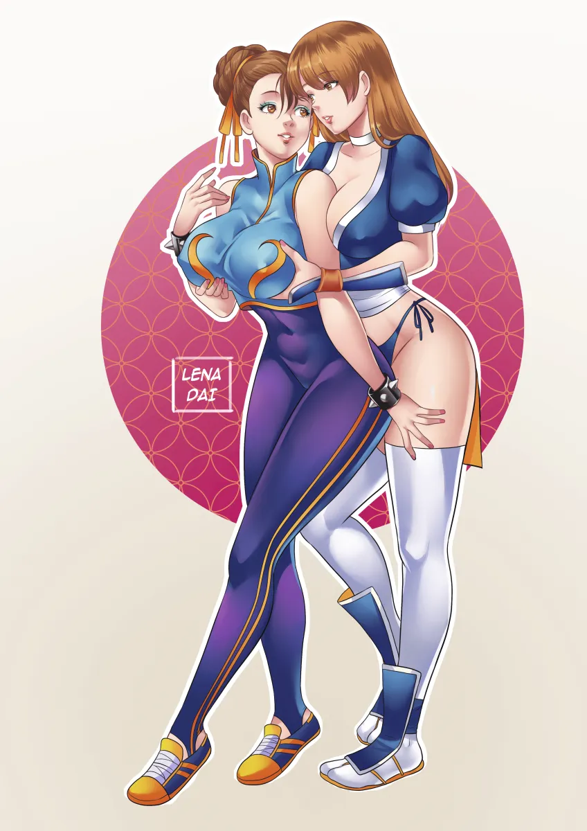 Chun-Li, Kasumi (Doa) by Lena Dai