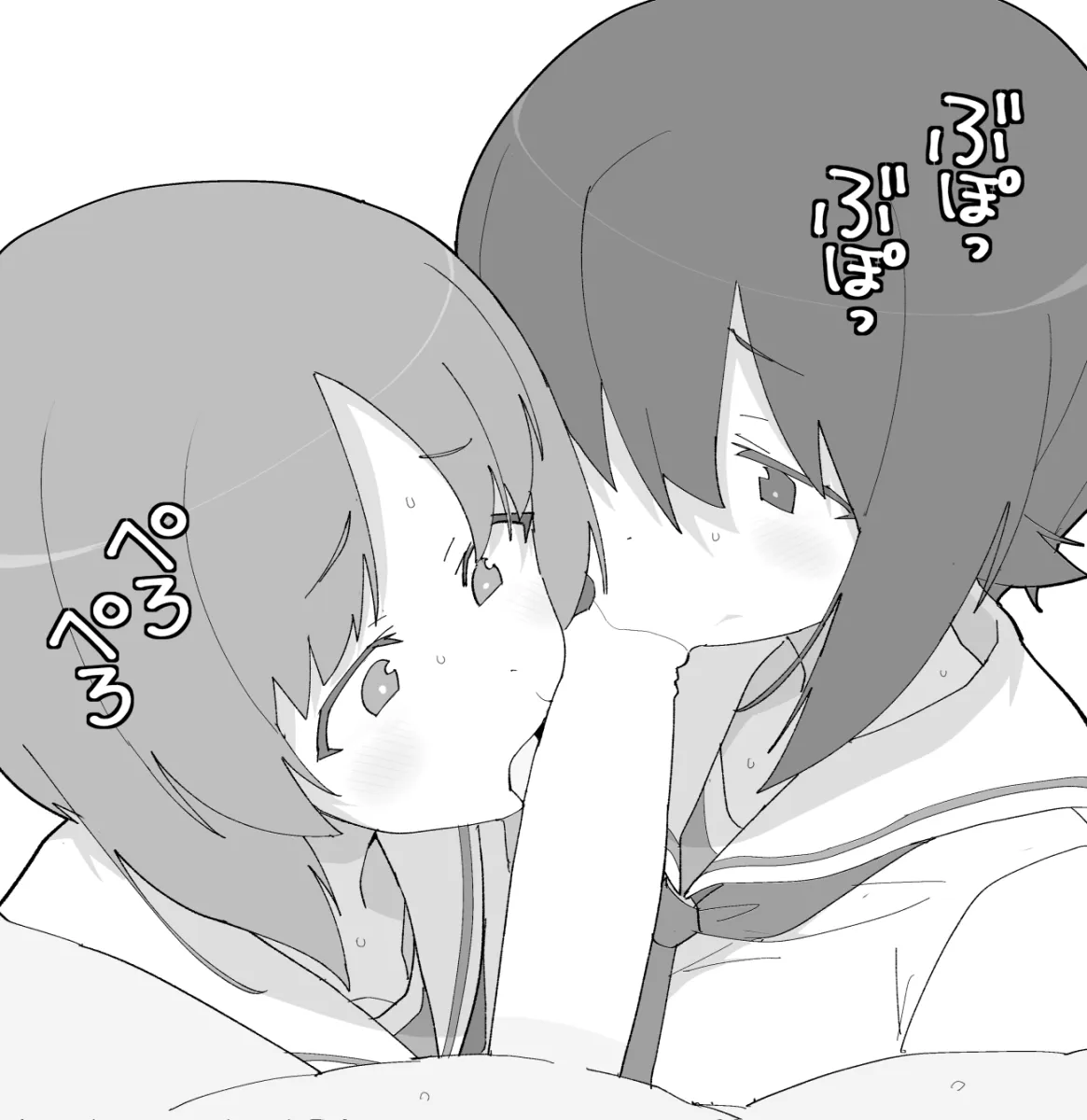 Nishizumi Miho, Nishizumi Maho by Henyaan (Oreizm)