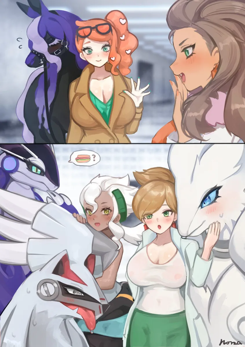 Sonia (Pokemon), Reshiram by Norza