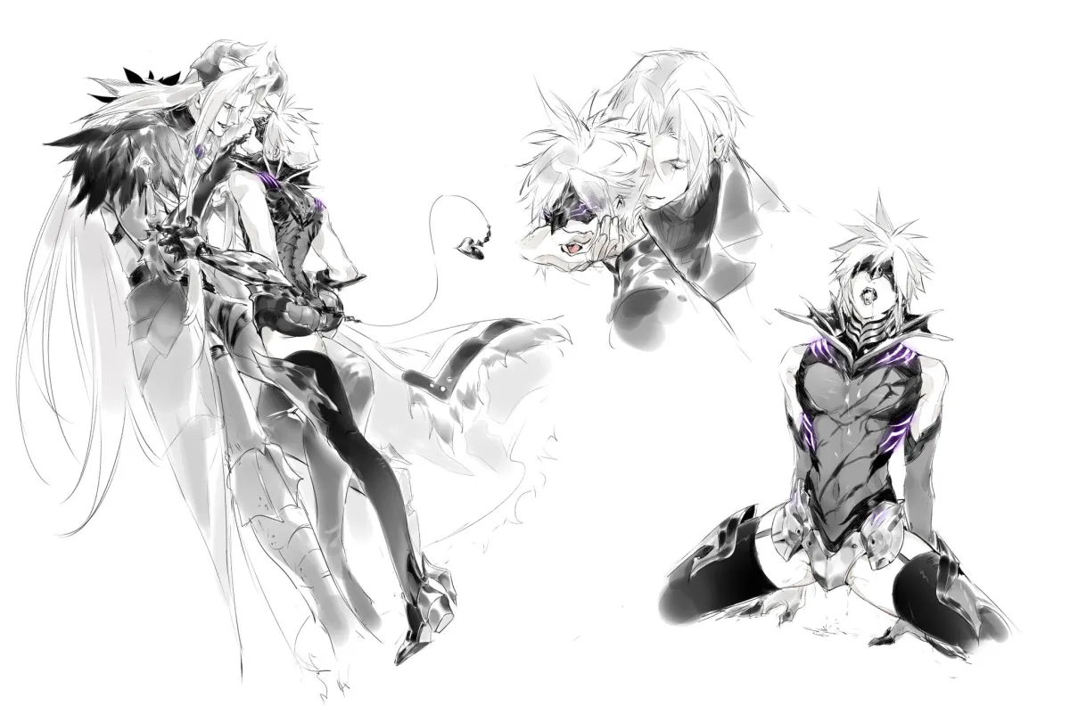 Cloud Strife, Sephiroth by Lydiaaa