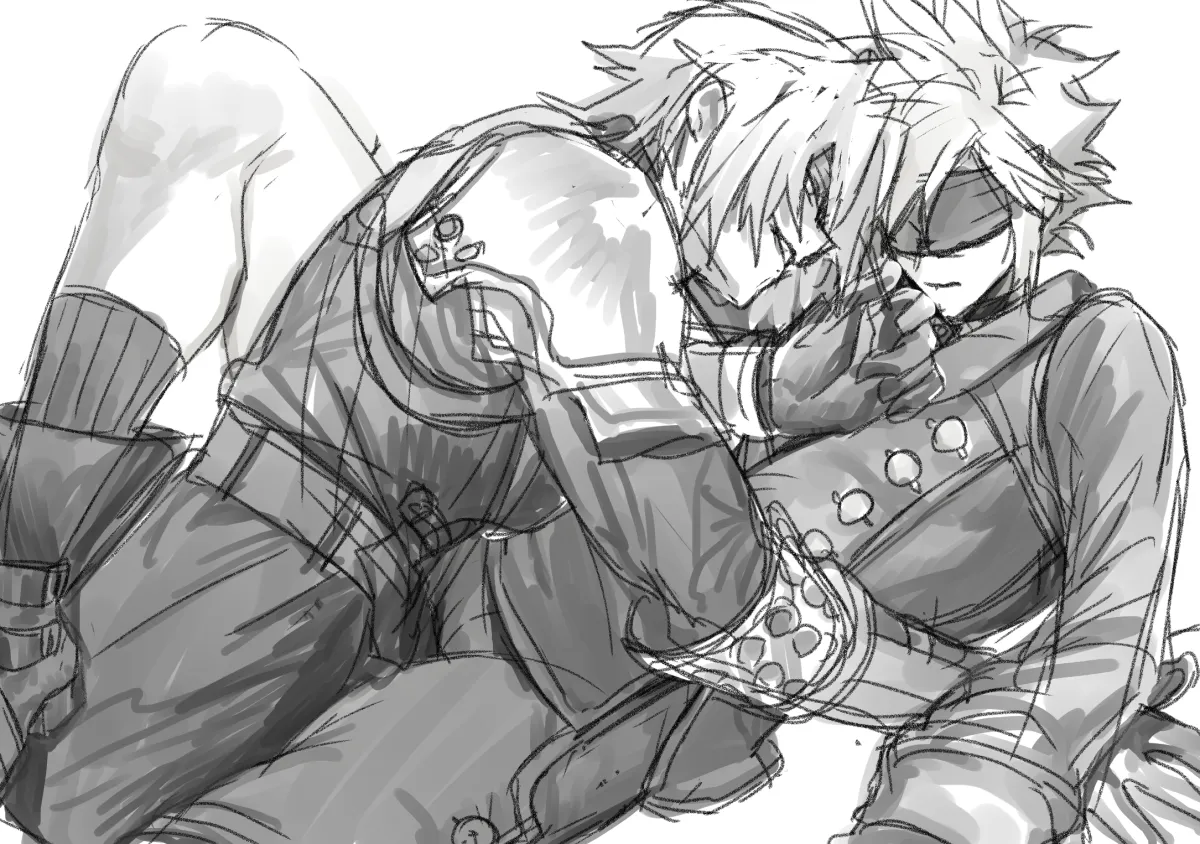 Cloud Strife, Sephiroth by None (Kameko227)