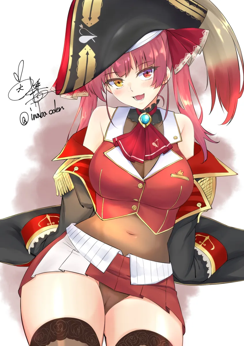 Houshou Marine, Houshou Marine (1St Costume) by Inaba Oden