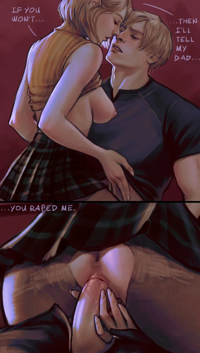 Leon S. Kennedy, Ashley Graham by Noctyssa