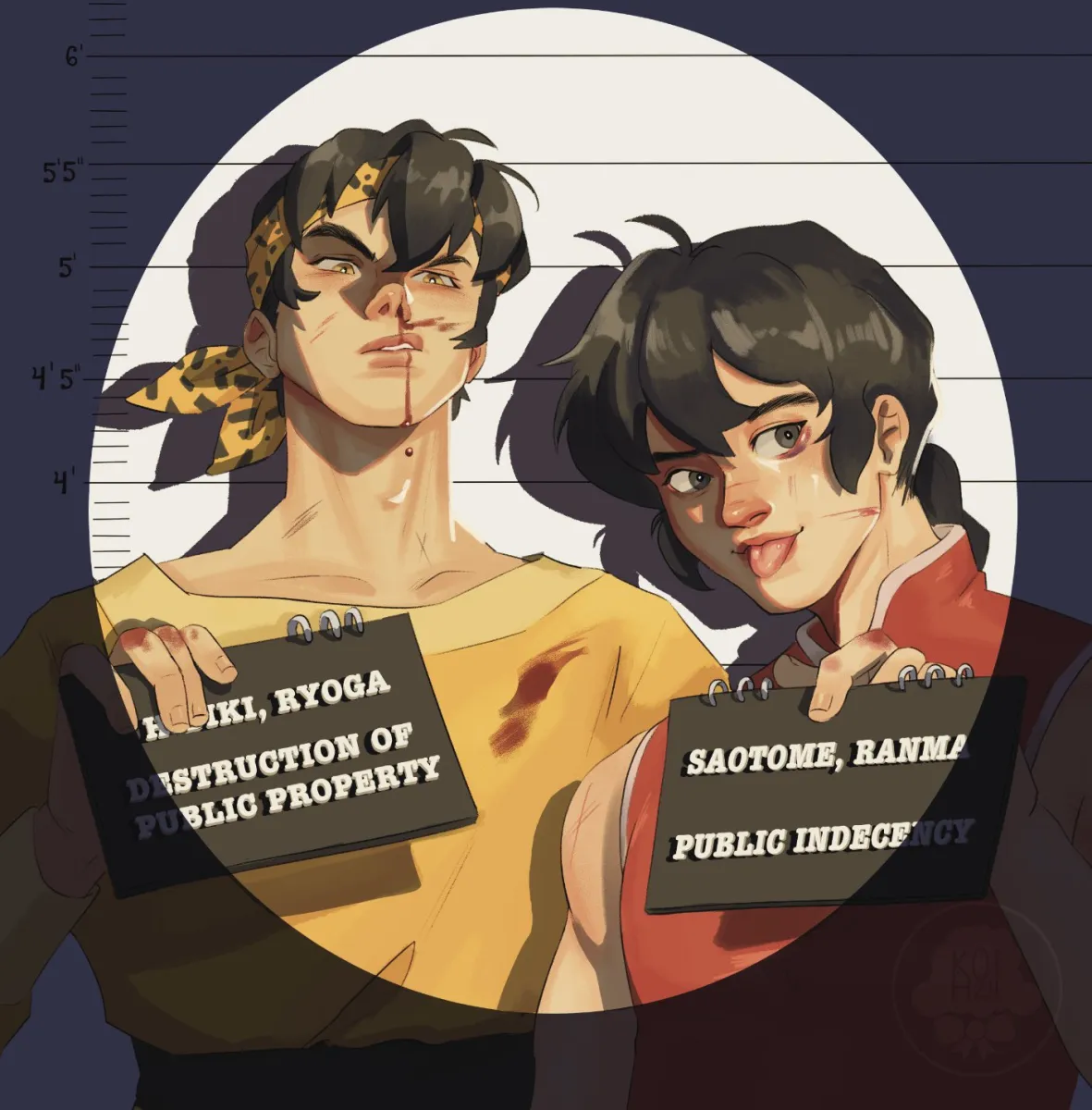 Saotome Ranma, Saotome Ranma (Male) by Thekoihoi