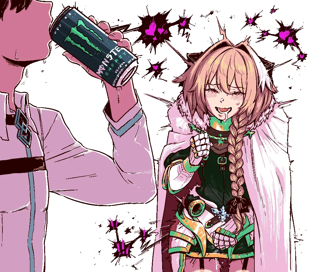 Fujimaru Ritsuka (Male), Astolfo (Fate) by Kingbawoon