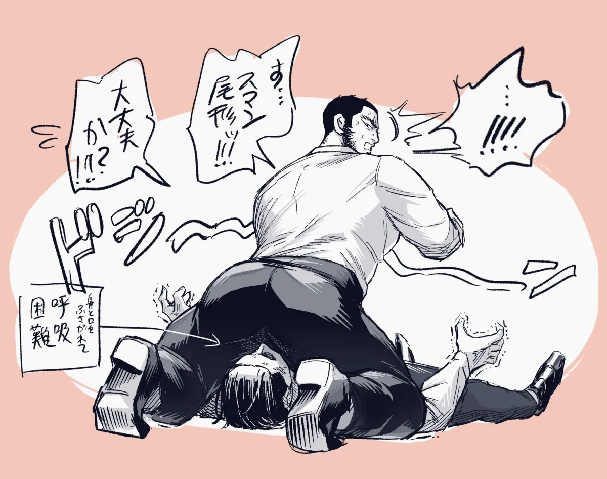 Ogata Hyakunosuke, Tanigaki Genjirou by Siwan Yuan (4Oooomanyen)