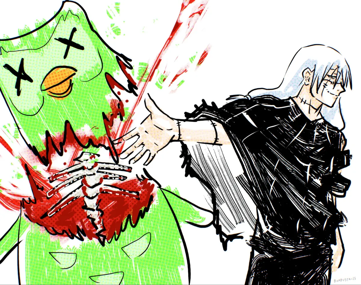 Mahito (Jujutsu Kaisen), Duo (Duolingo) by Bondustries