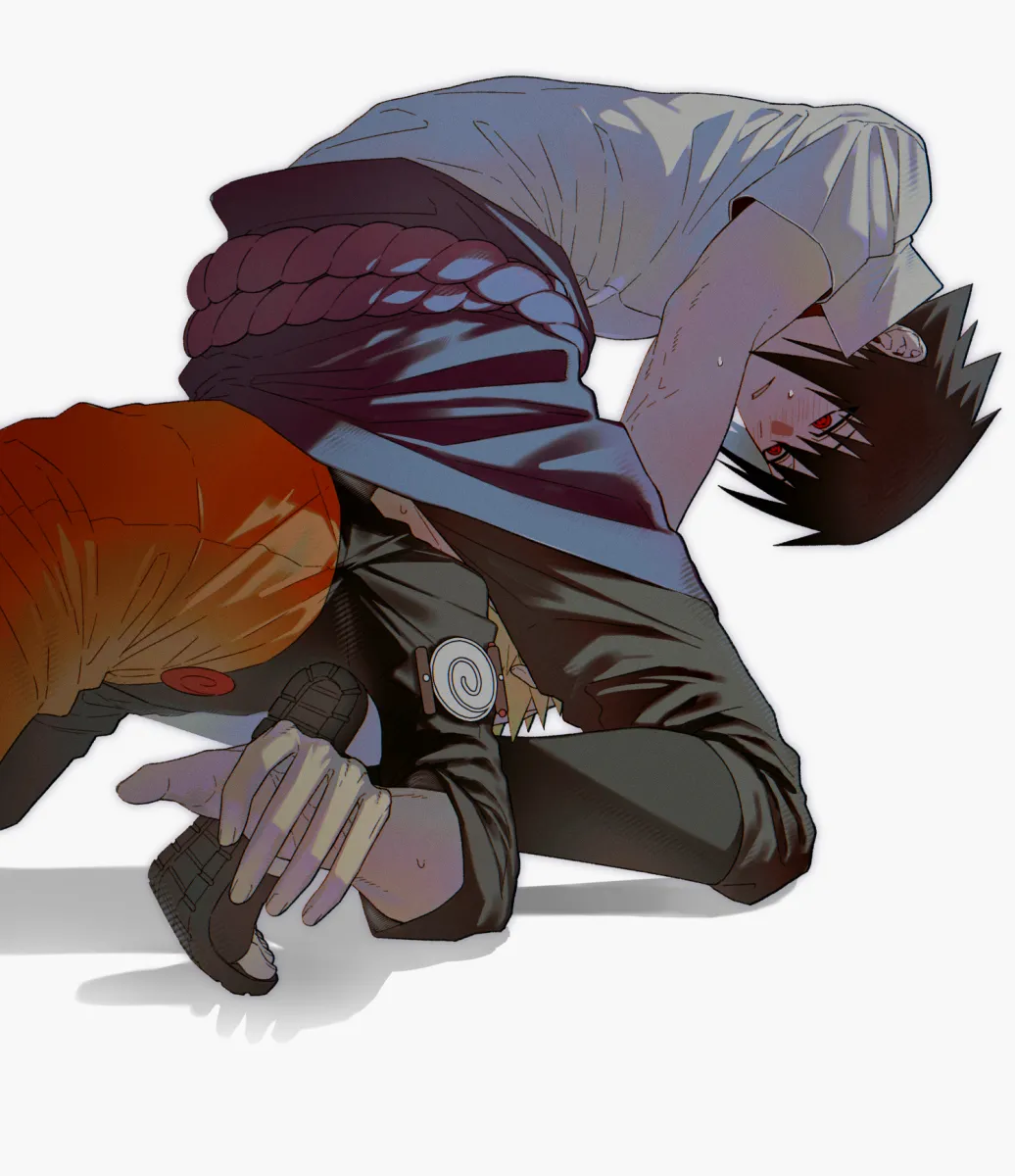 Uzumaki Naruto, Uchiha Sasuke by Innagw0