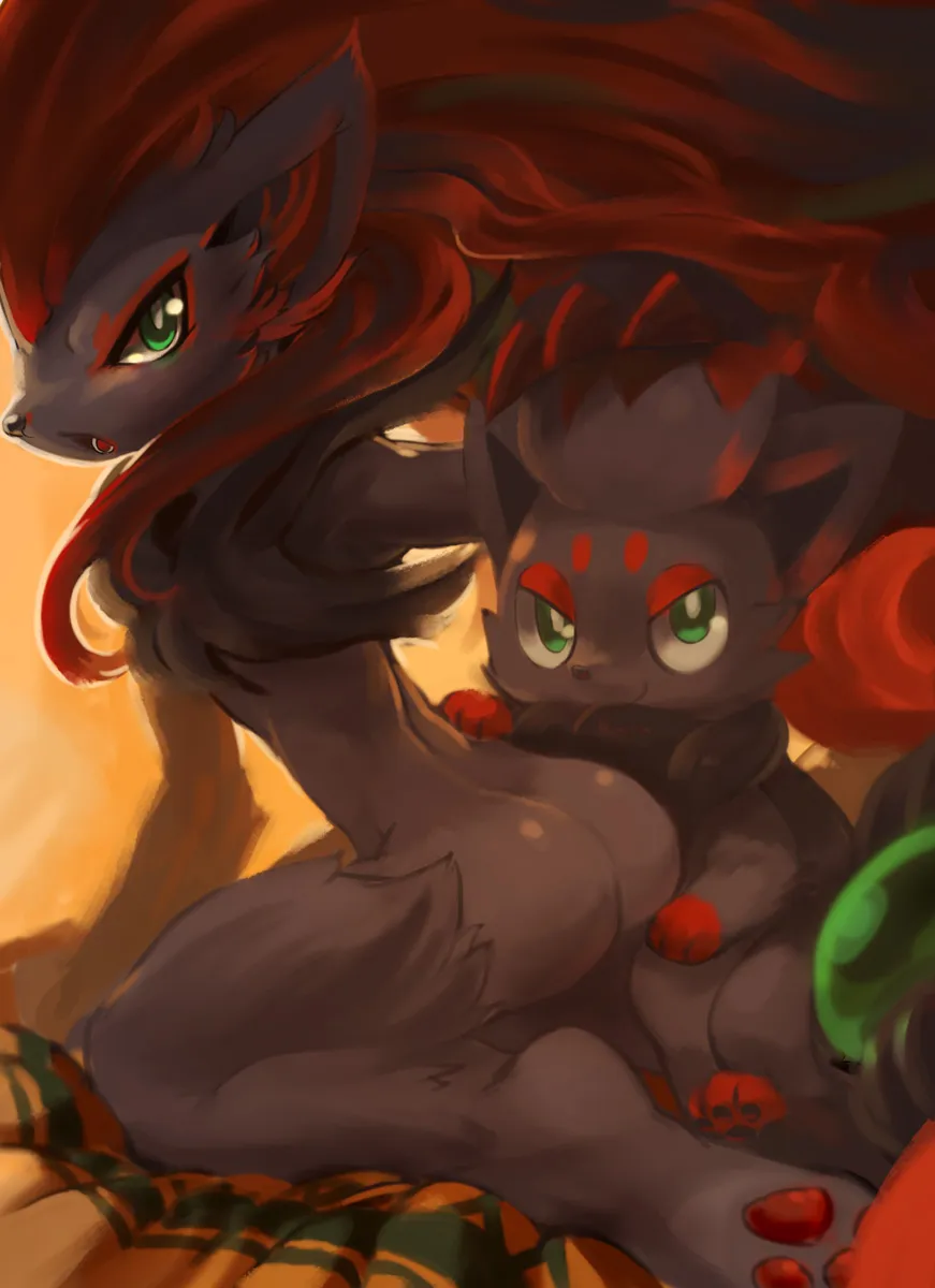 Zorua, Zoroark by Tyson Tan