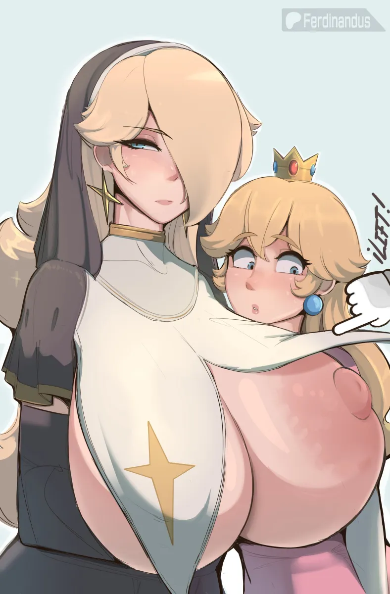 Princess Peach, Rosalina by Ferdinandusdart