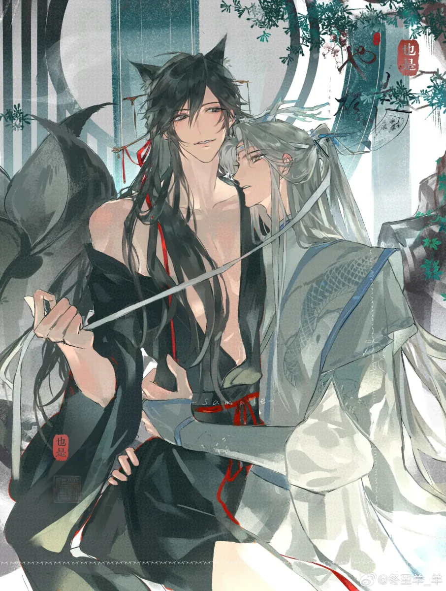 Wei Wuxian, Lan Wangji by Shenzhang10011