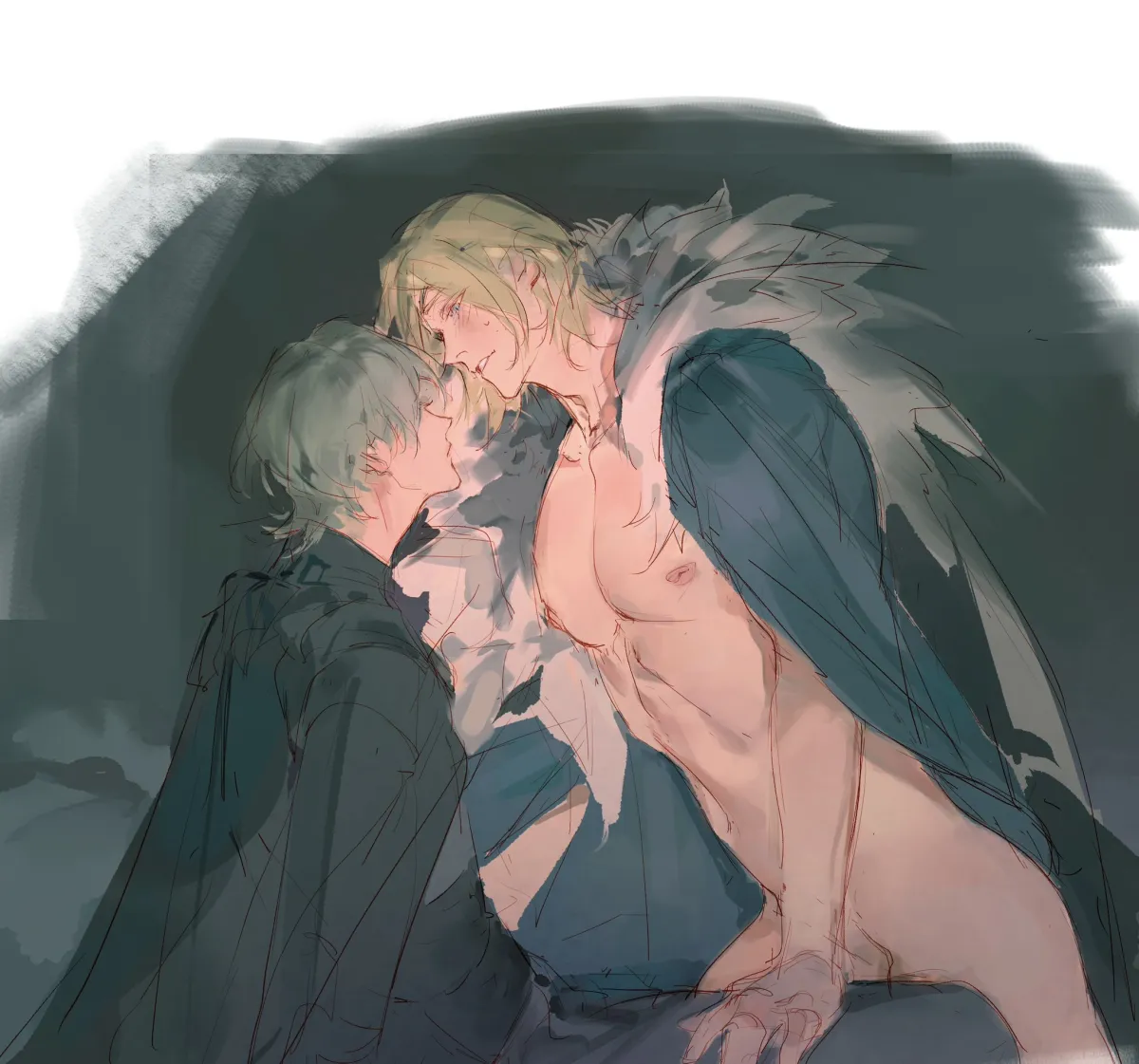 Dimitri Alexandre Blaiddyd, Male Byleth (Fire Emblem) by Zn (Loliconzn)