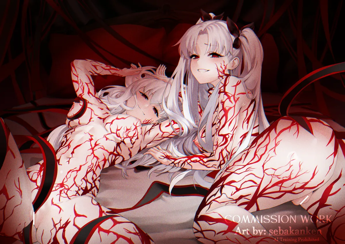 Tohsaka Rin, Matou Sakura by Sebakanken