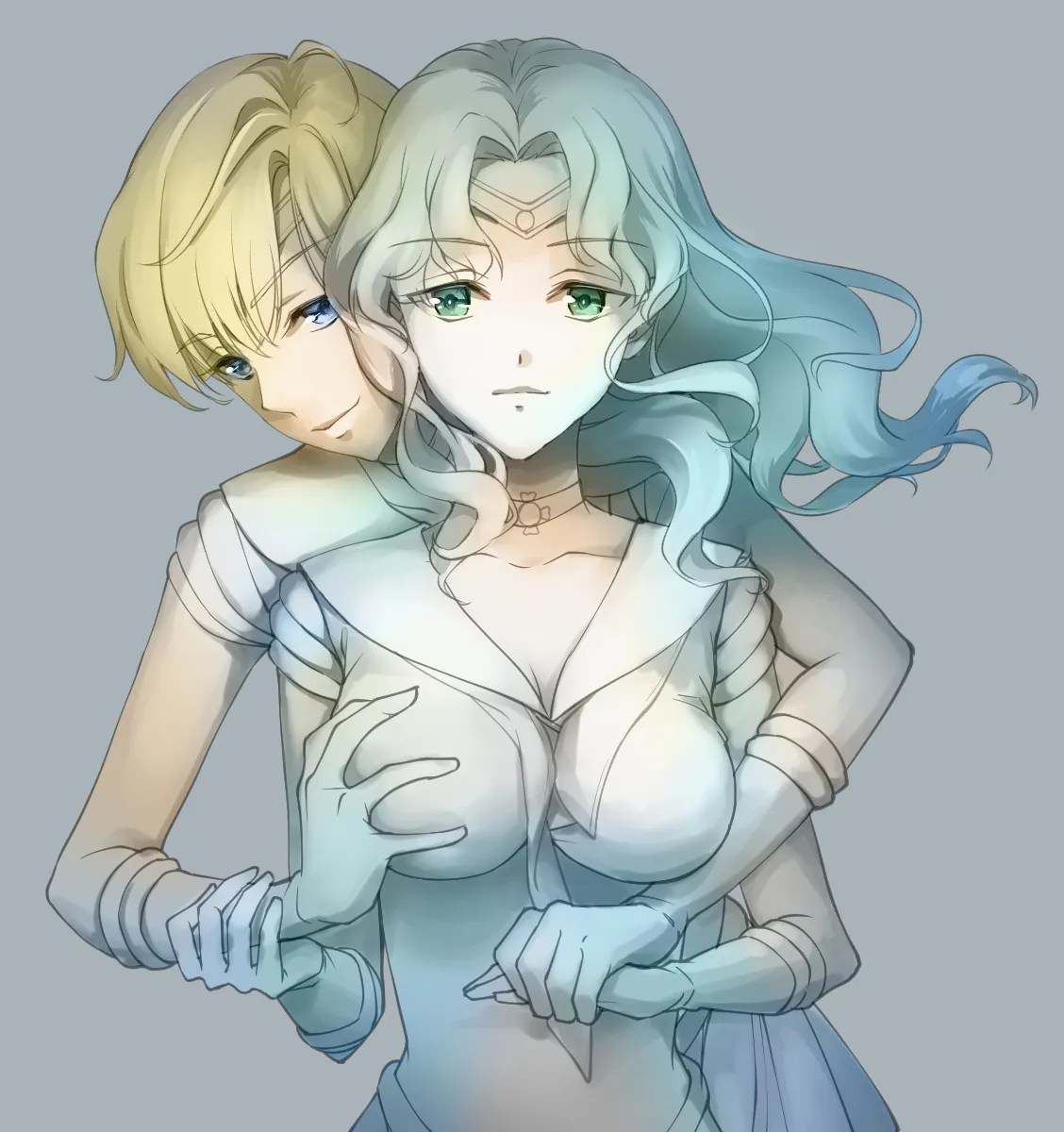 Ten'ou Haruka, Kaiou Michiru by Chocofox