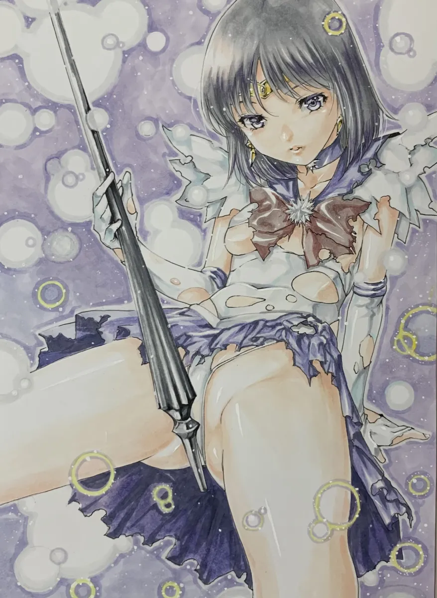 Tomoe Hotaru, Sailor Saturn by Katsu (24791909)