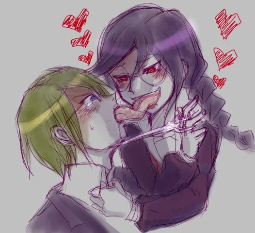 Fukawa Toko, Togami Byakuya by Koutei Penko