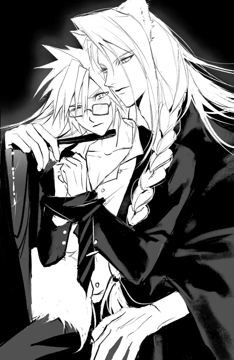 Cloud Strife, Sephiroth by 3 3Lecho