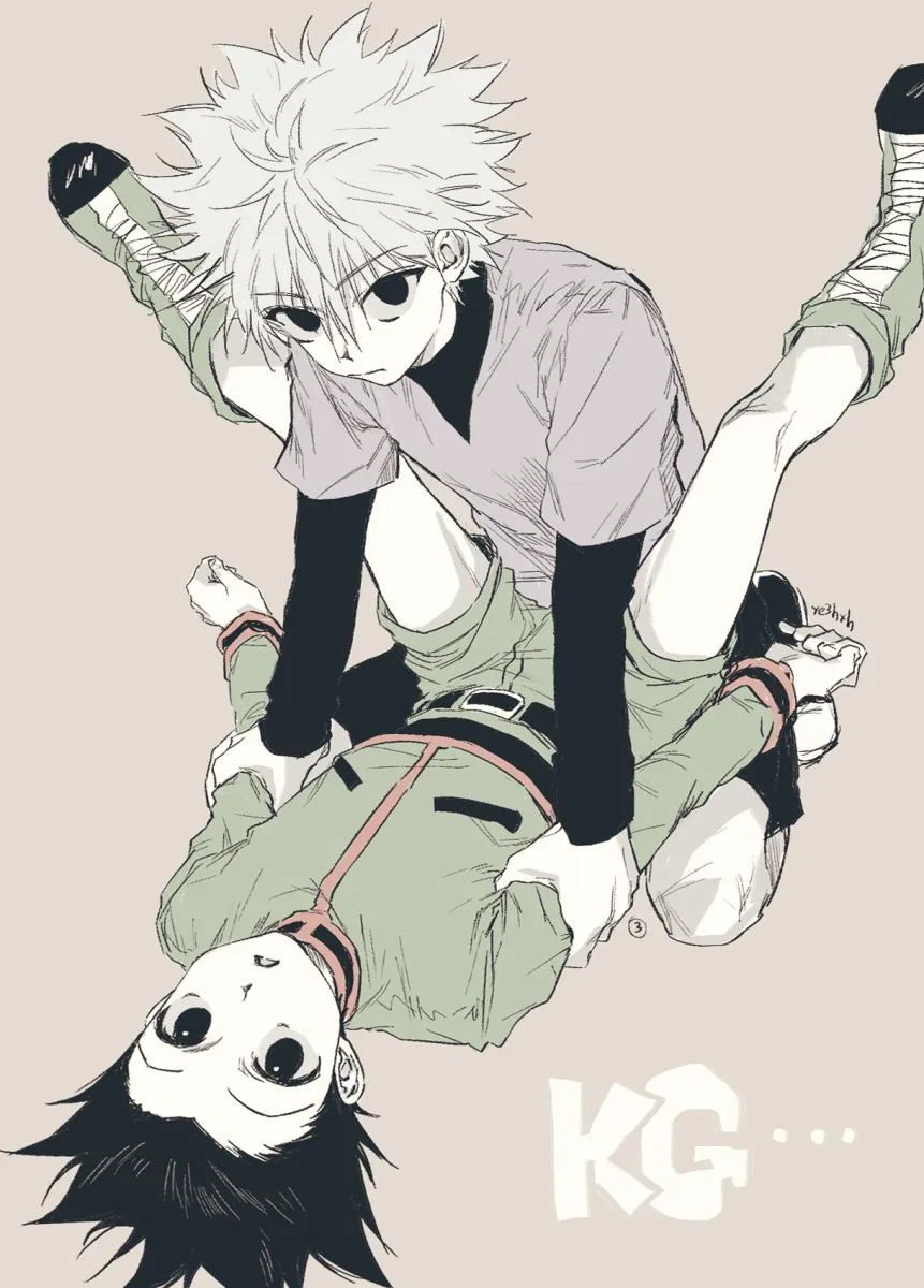 Killua Zoldyck, Gon Freecss by Ye3Hxh