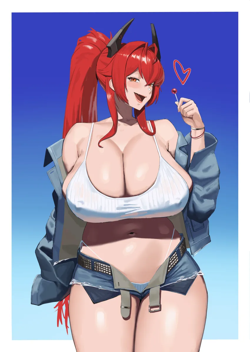 Red Hood (Nikke), Red Hood (Retro Days) (Nikke) by Happycatdancin