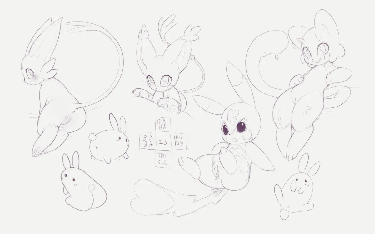 Pikachu, Espeon by Kekitopu