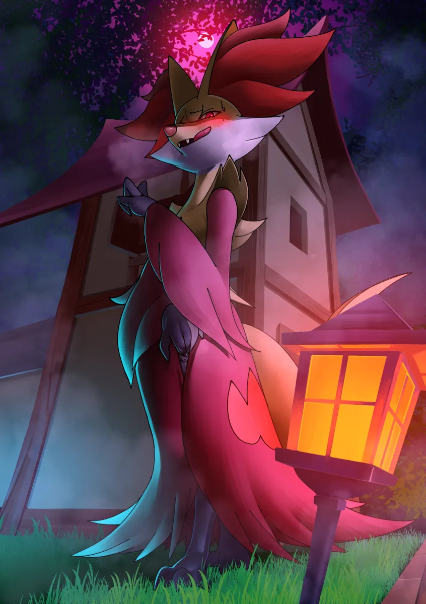 Delphox by Katahane3