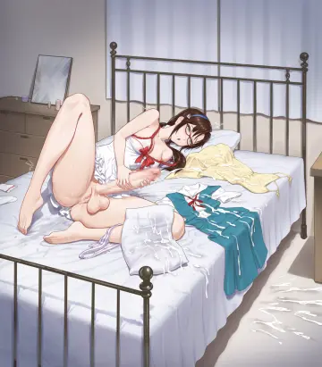Cum On Bed