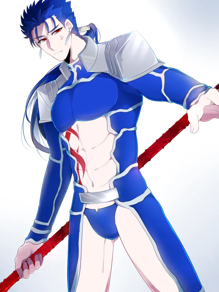Illyasviel Von Einzbern, Cu Chulainn (Fate) by Namahamu (Hmhm 81)