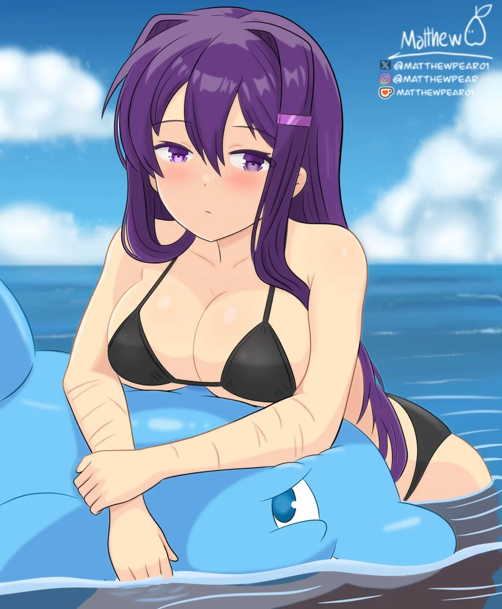 Yuri (Doki Doki Literature Club) by Matthew Pear