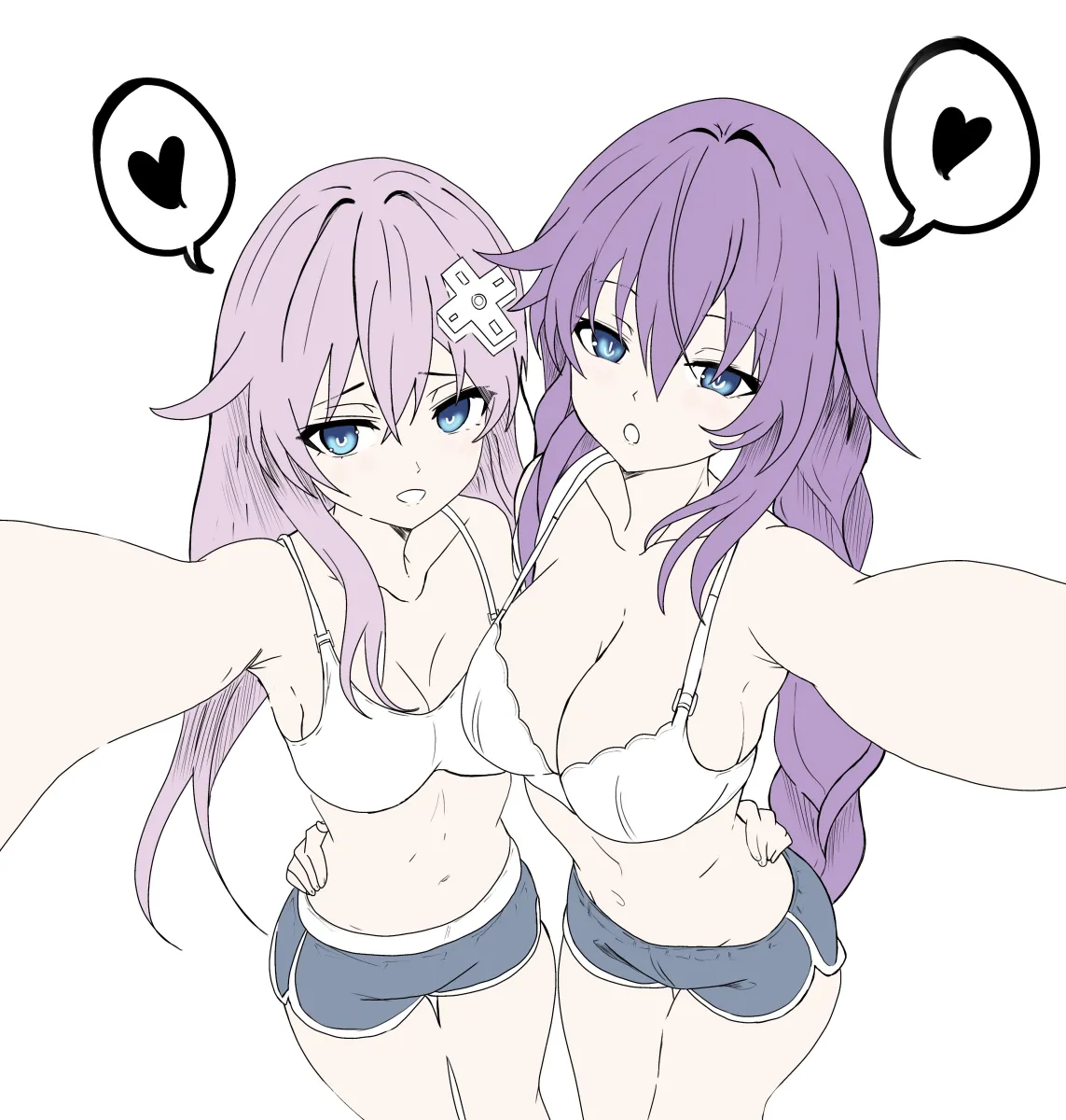 Neptune (Neptunia), Purple Heart (Neptunia) by Yoshi Mcswagger