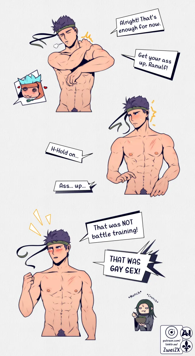 Ike (Fire Emblem), Soren (Fire Emblem) by Zwei2X