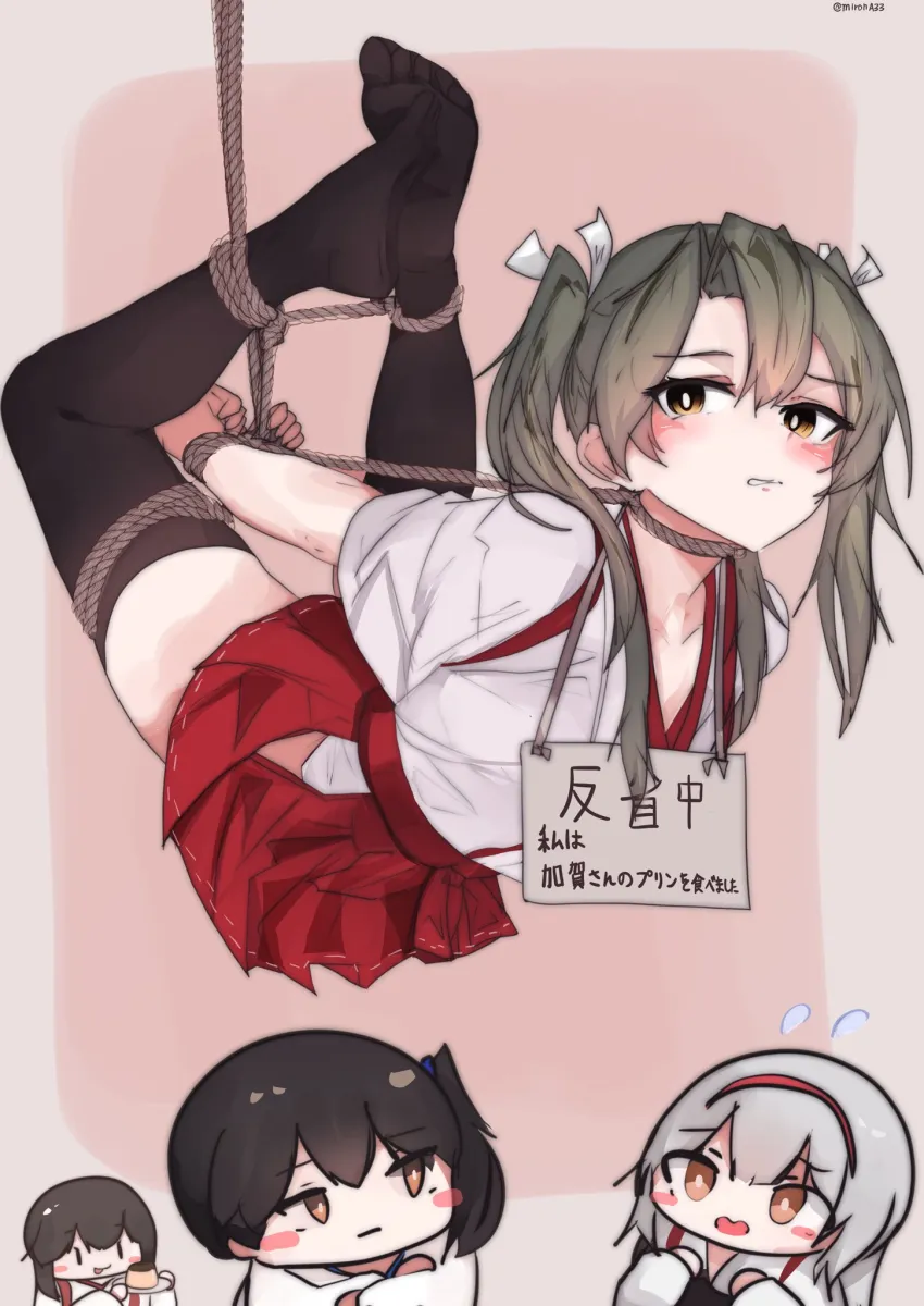 Kaga (Kancolle), Akagi (Kancolle) by Miron (Mirona33)