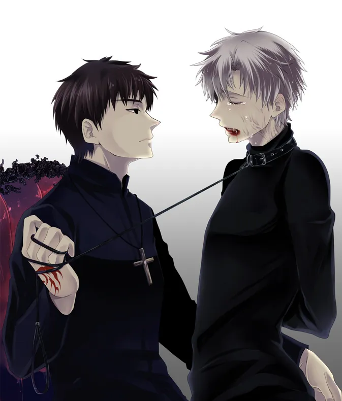 Kotomine Kirei, Matou Kariya by Fu Yukari
