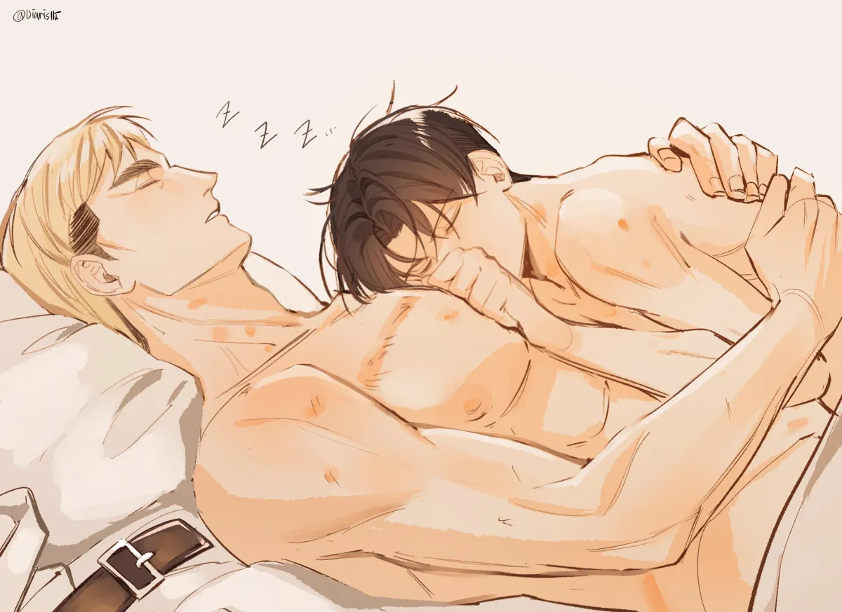 Levi (Shingeki No Kyojin), Erwin Smith by Diaris115