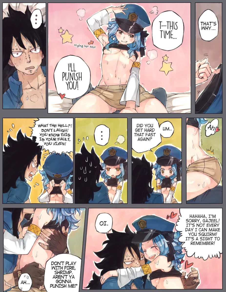 Gajeel Redfox, Levy Mcgarden by Rusky