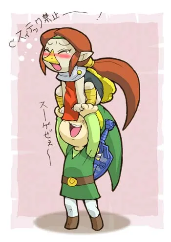 Link, Toon Link by Powudon