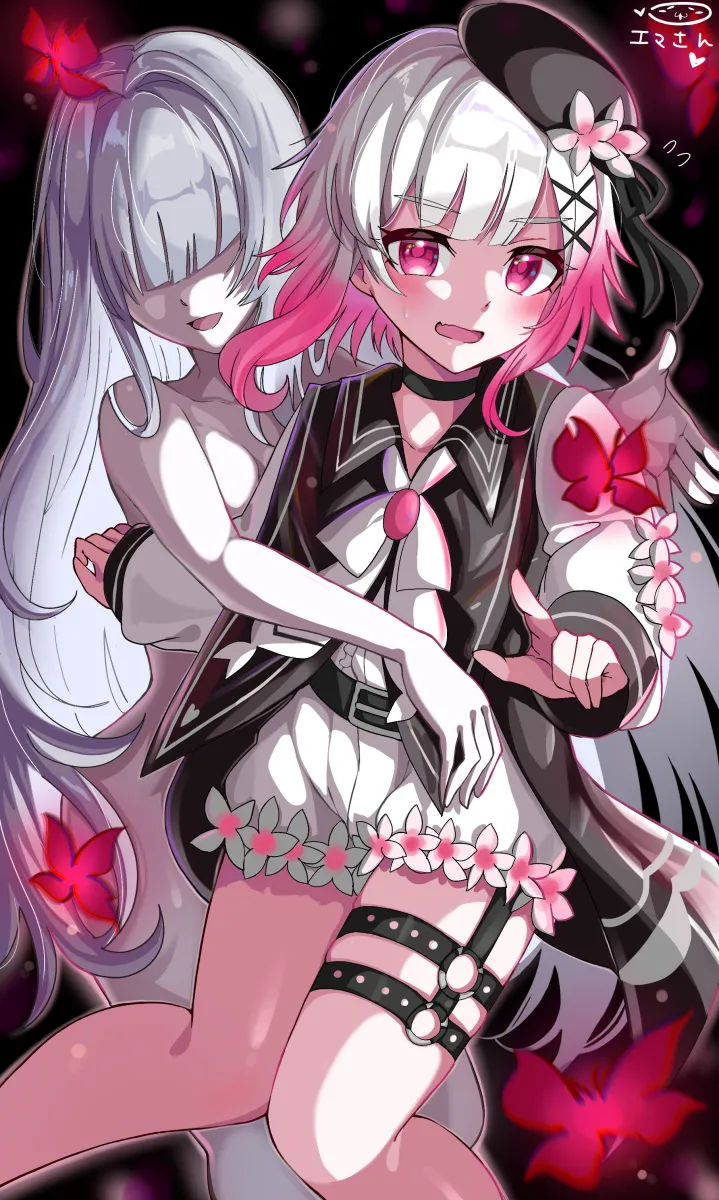 Sakuraba Ema, Tsukishiro Yuki by Minchia (Wncm5544)