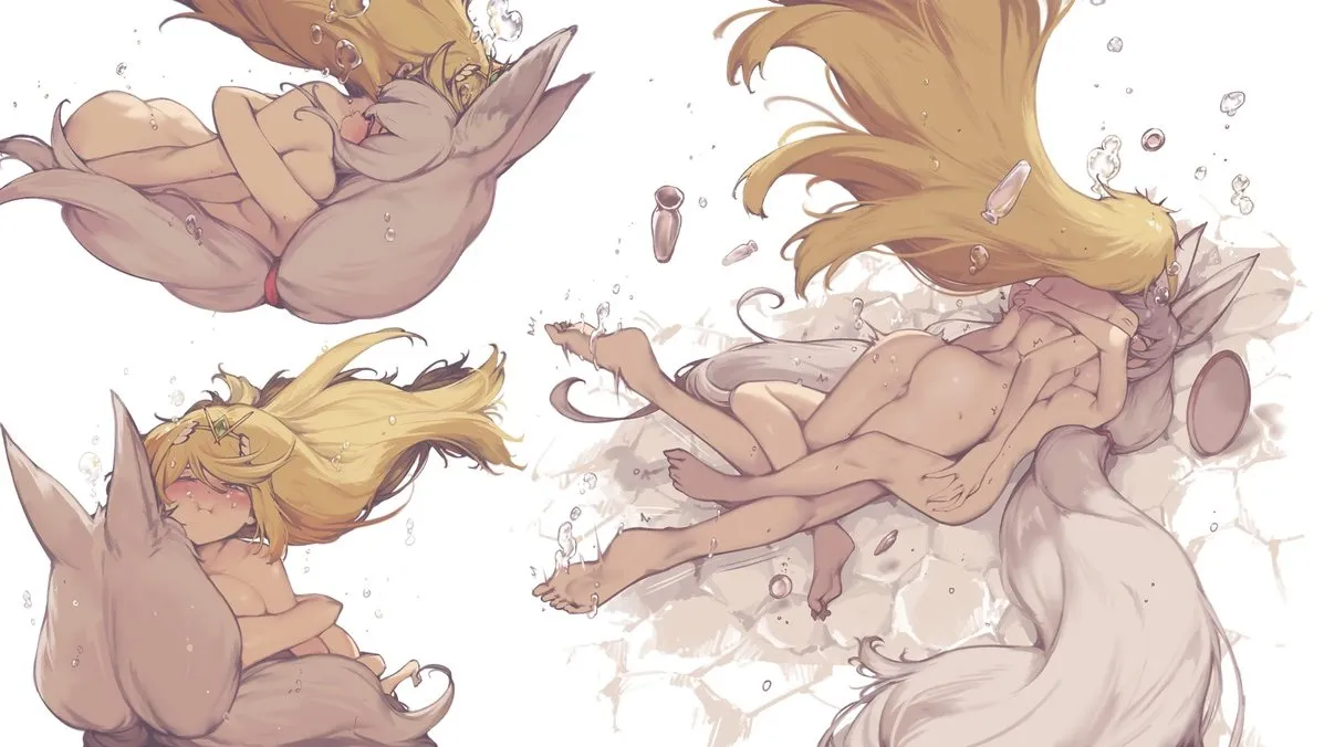 Mythra (Xenoblade), Nia (Xenoblade) by Rou (Rou22)