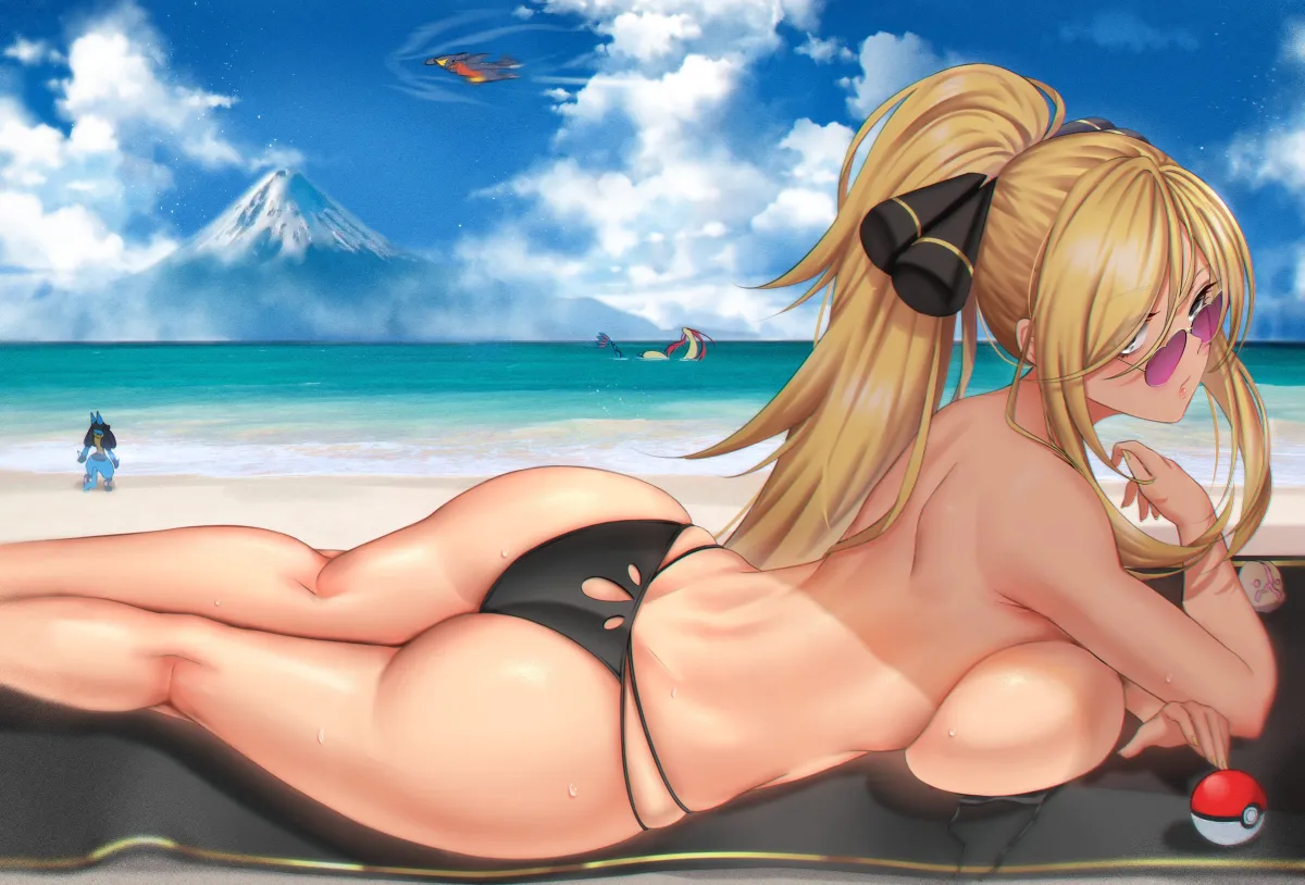 Cynthia (Pokemon), Lucario by Anima (Togashi)