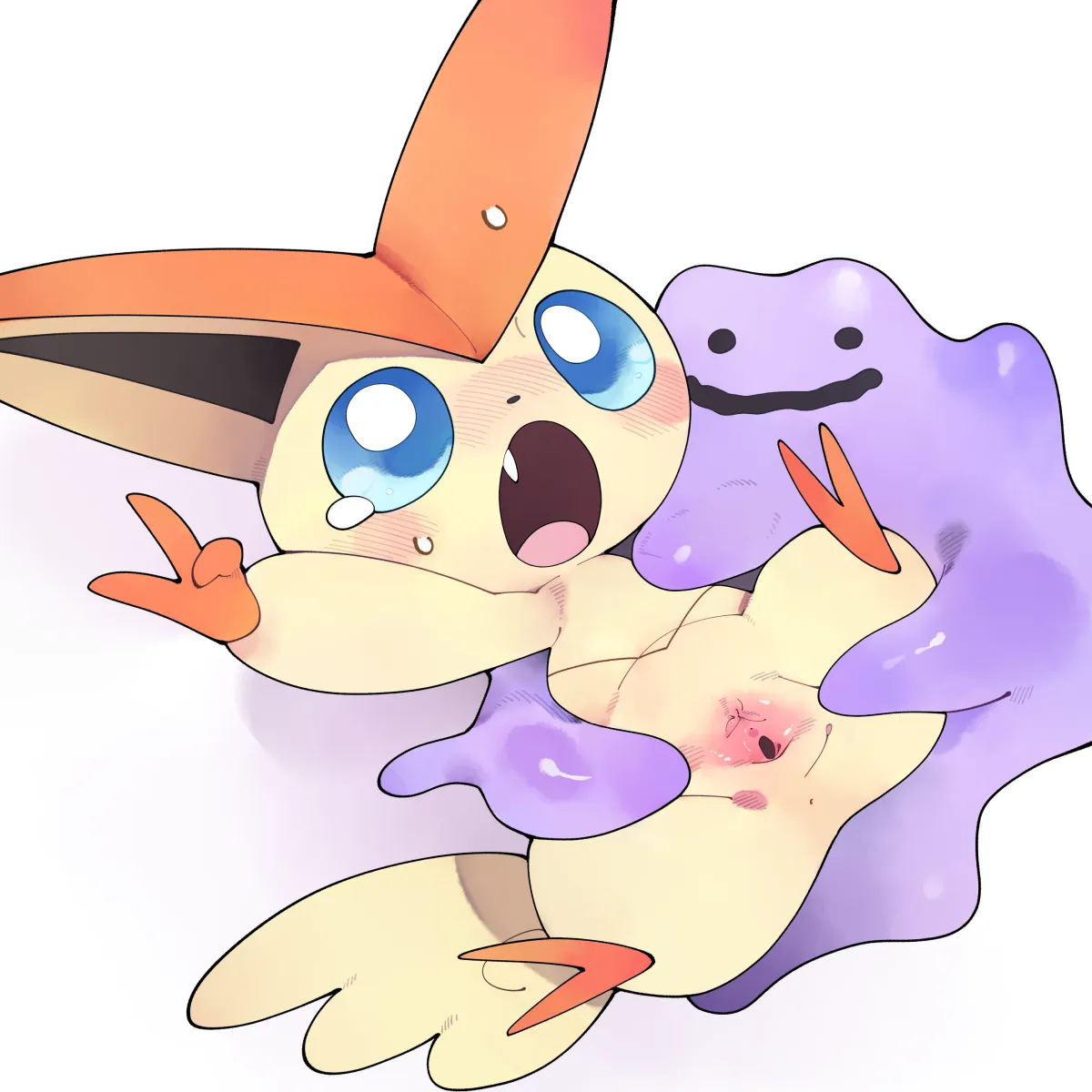 Ditto, Victini by Youjo Modoki