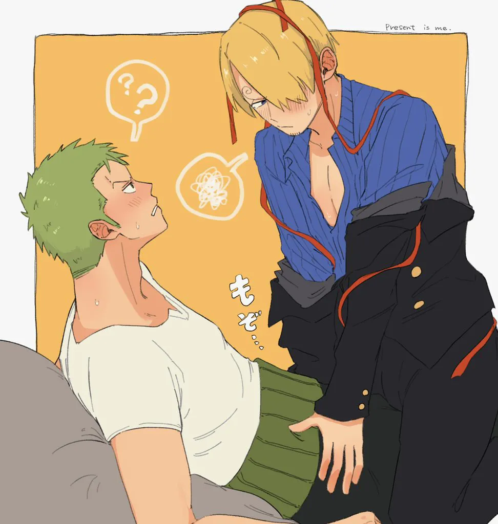 Roronoa Zoro, Sanji (One Piece) by Iqracha