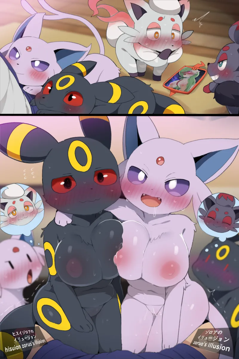 Gardevoir, Rotom by Dagasi
