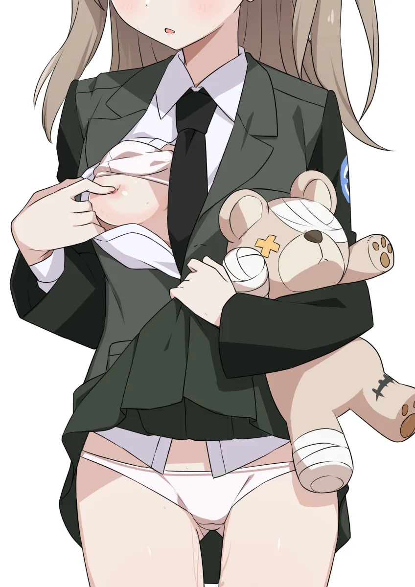Shimada Arisu, Boko (Girls Und Panzer) by Morisobo