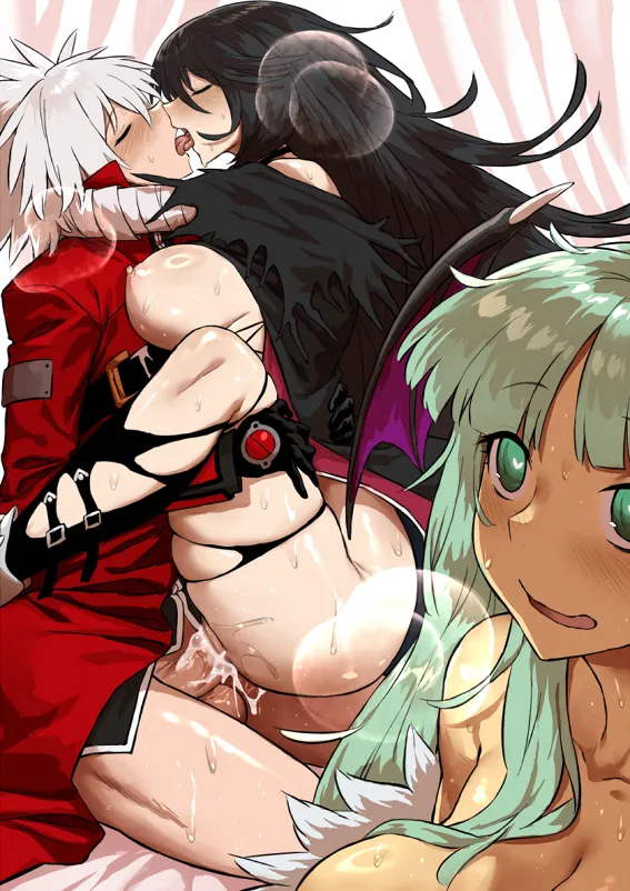 Morrigan Aensland, Ragna The Bloodedge by Haraya Manawari