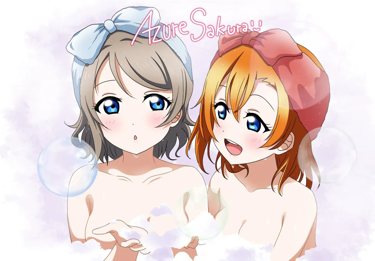 Watanabe You, Kosaka Honoka by Azuresakura
