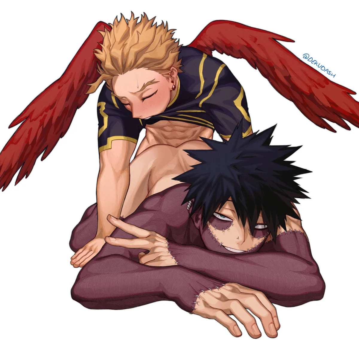 Hawks (Boku No Hero Academia), Dabi (Boku No Hero Academia) by Dekudash